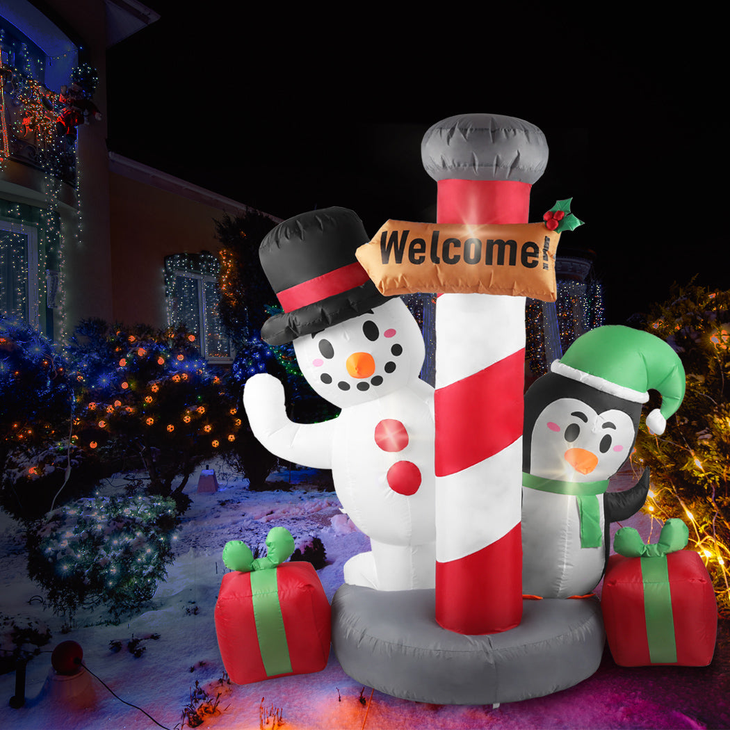 Santaco Inflatable Christmas Decor Pole