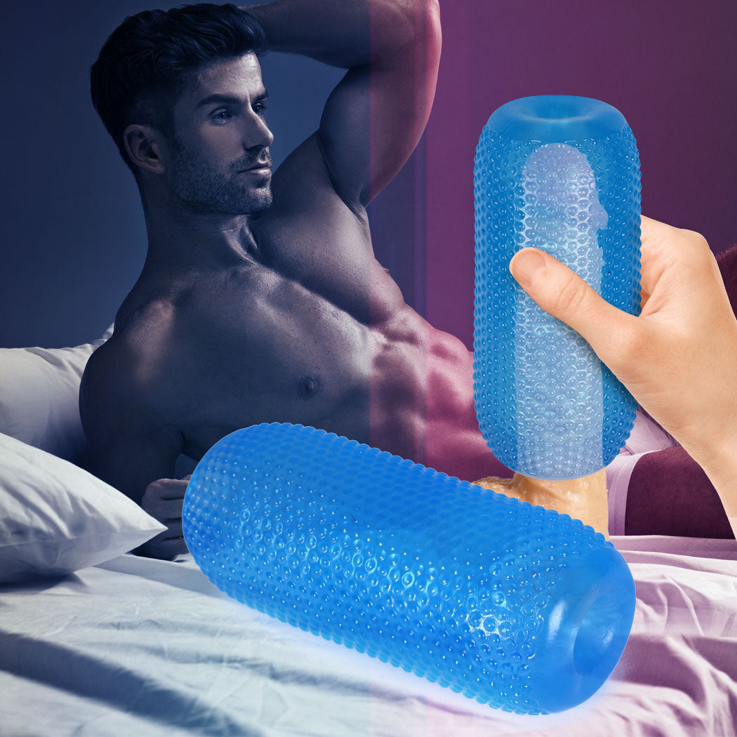Urway Masturbator Masturbation Cup Double Blue