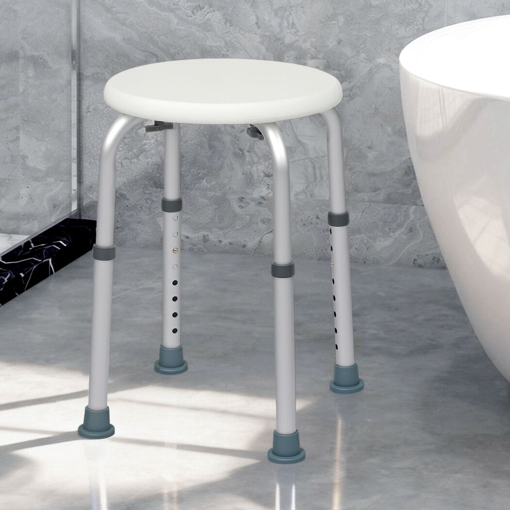 Levede Shower Chair Bath Stool Seat Safety Bathroom Adjustable Height Non Slip