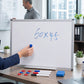 Levede Magnetic Whiteboard Smooth Dry Erase Board with 3 Pens for Office White