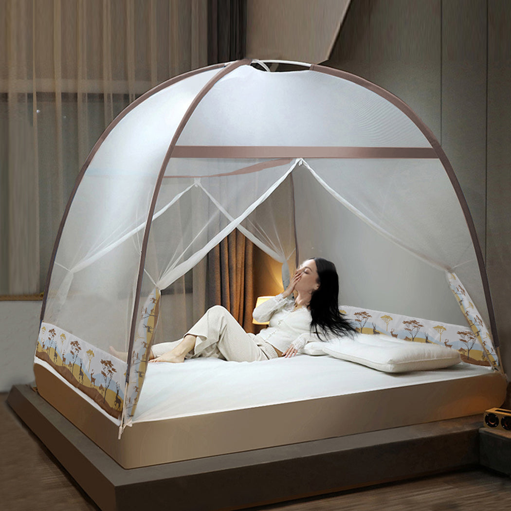 Dreamz Mosquito Bed Nets Foldable Canopy Queen