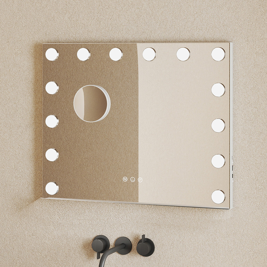 Yezi LED Vanity Makeup Mirror 42x50cm