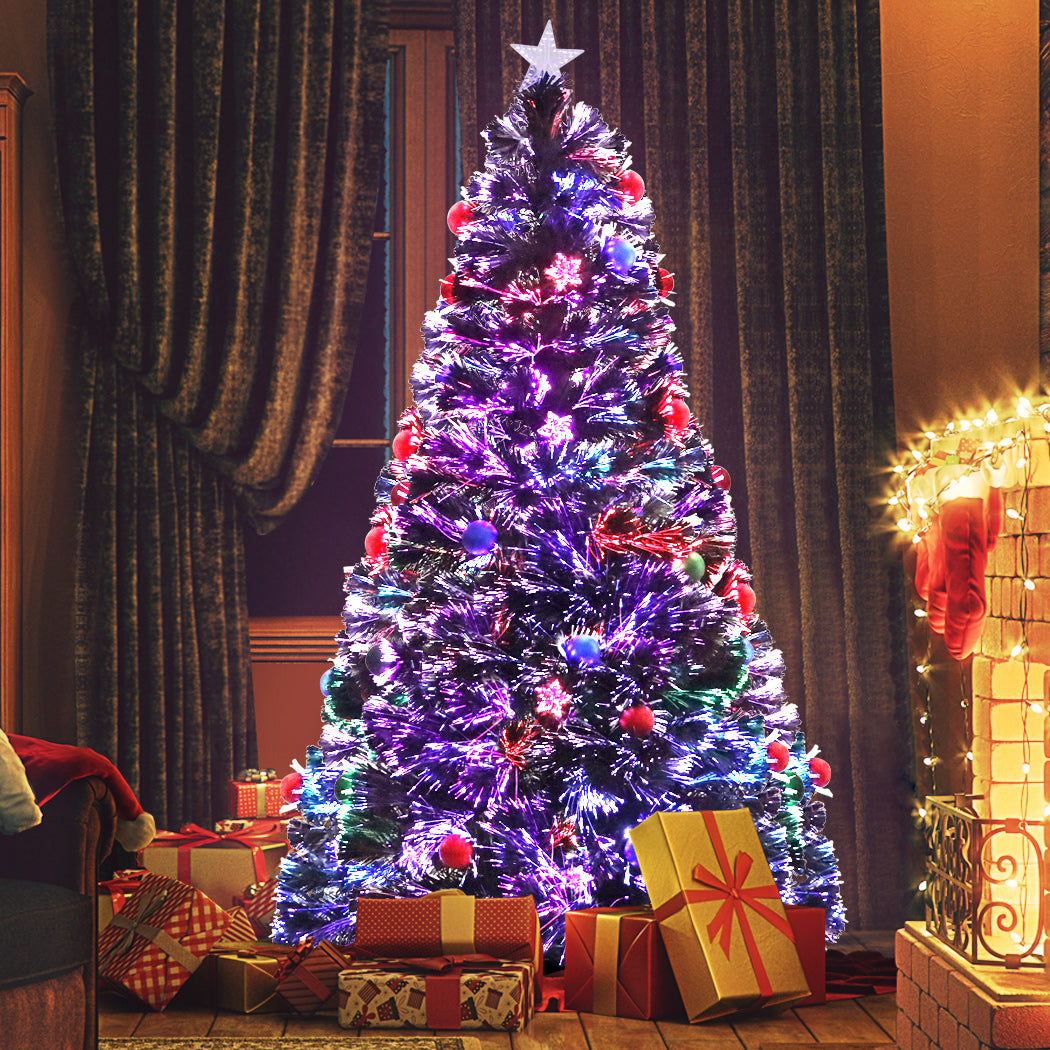 SANTACO Christmas Tree Fibre Optic with 1.5 Meter