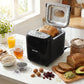 Spector 19-In-1 Automatic Bread Machine With Non Stick Pan For Home Baking Black