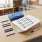 Levede Mini Whiteboard 30 Pack 2 Sided with Pens Erasers Classroom White