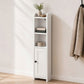 Levede Bathroom Cabinet Storage Slim Organiser Toilet Paper Storage 78.5cm White