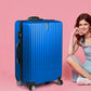 Slimbridge 28" Inch Luggage Suitcase Blue 28 inch