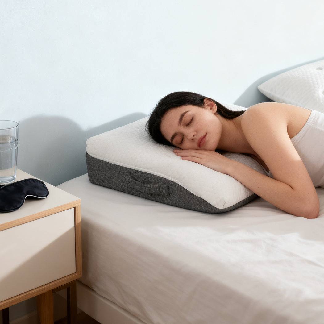 Dreamz Memory Foam Leg Elevation Pillow Bed Wedge Improve Circulation Support