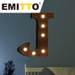 LED Metal Letter Lights Free Standing
