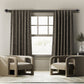 Marlow Steel Curtain Rod Quiet Rail Black