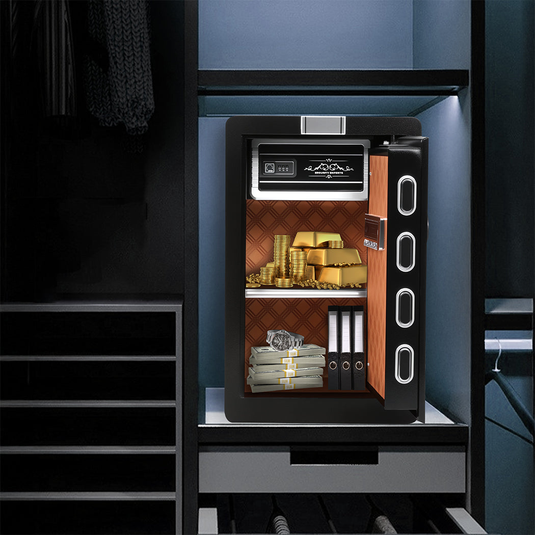 60L Fingerprint Large Security Safe Box Money Safe Box