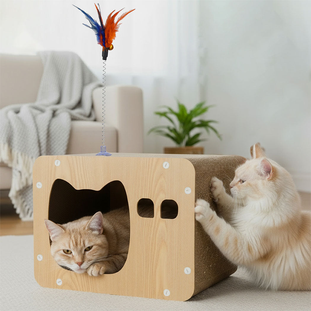 Pawz Cat Scratcher Board Scratching Cardboard