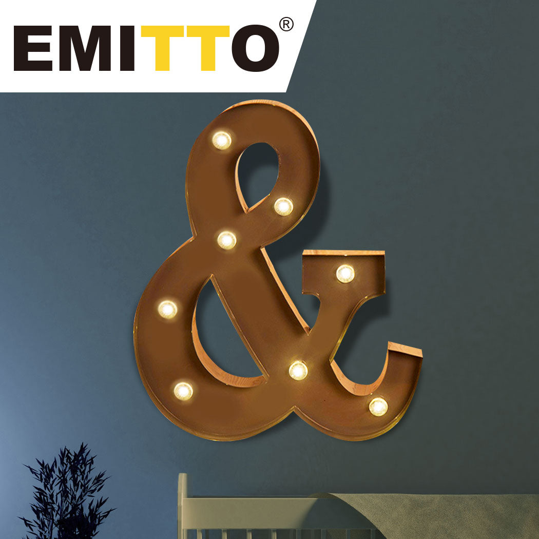 LED Metal Letter Lights Free Standing