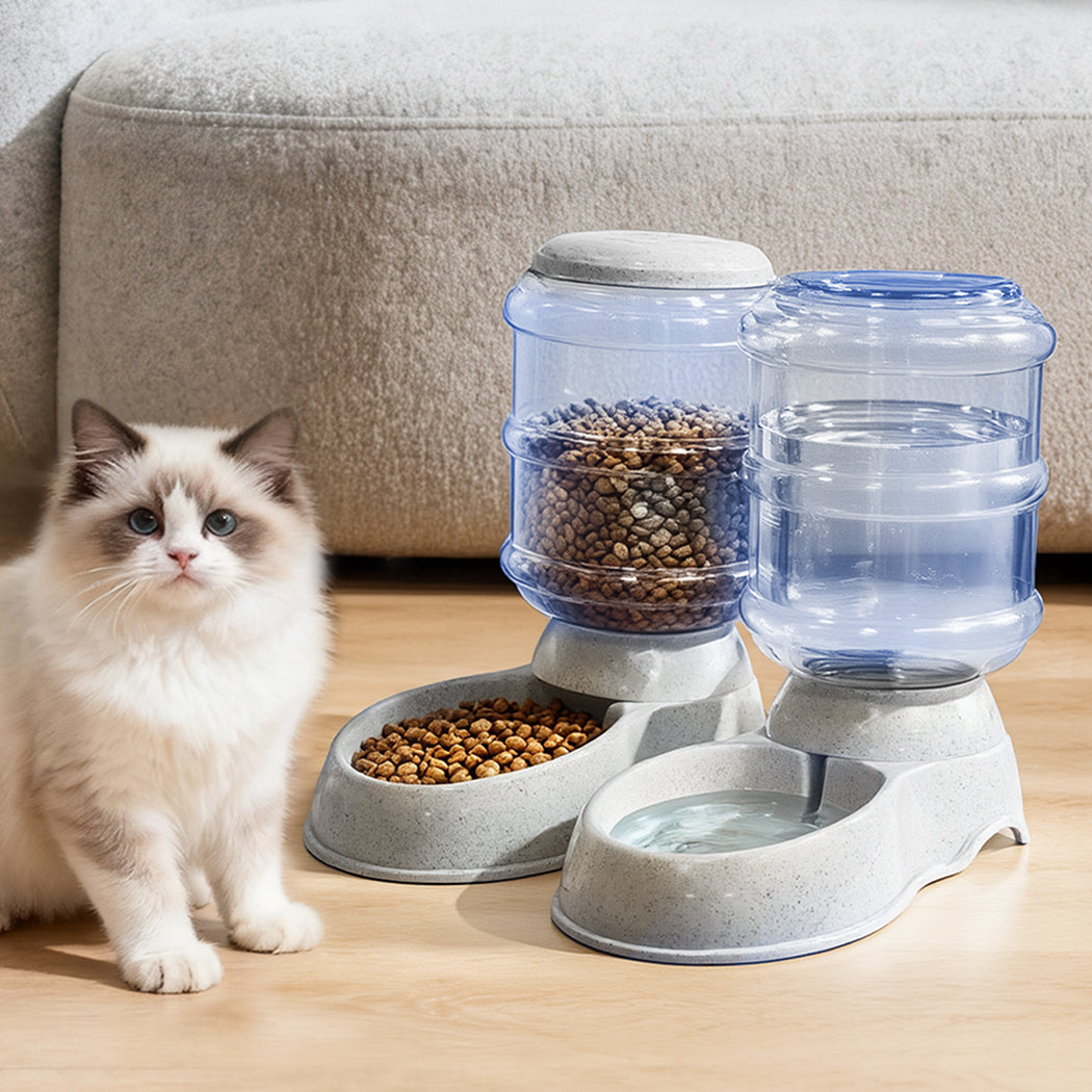 Pawz Automatic Pet Feeder Water Dispenser Set 3.5L