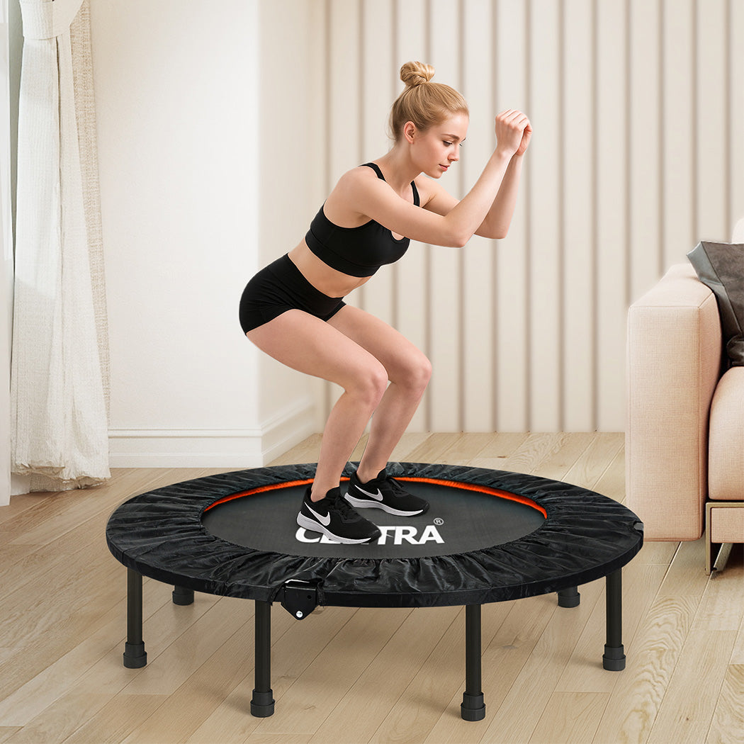 Centra 48 Inch Mini Trampoline Round Exercise Rebounder