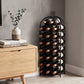 Levede 23 Bottle Wine Rack Kitchen Home Floor Storage Organiser Metal Black