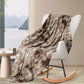 Dreamz Luxury Tie-dyed Blanket Brown 152cm x 203cm