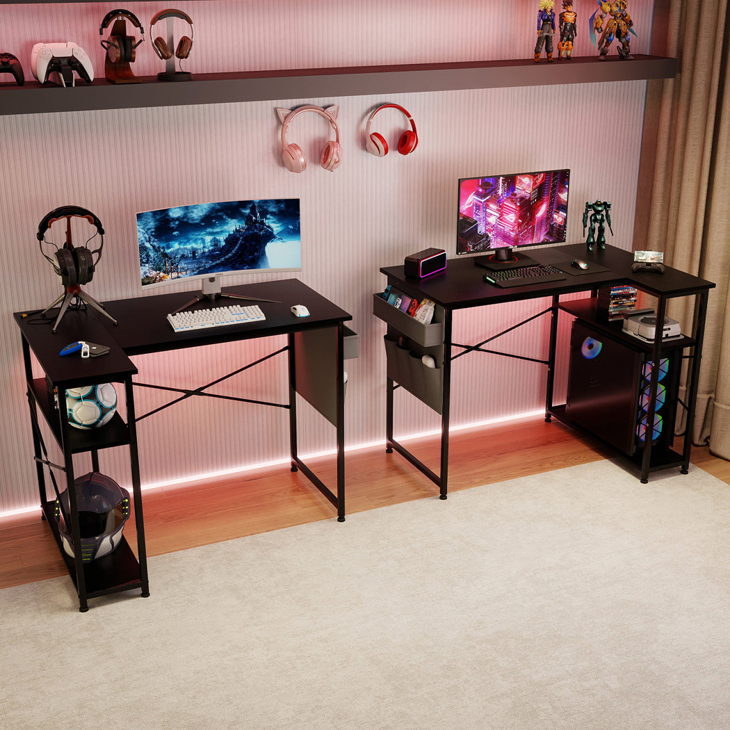 Levede L-shaped Gaming Computer Desk Corner Table Home