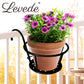 Levede 1x Flower Holder Plant Stand Black