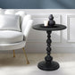 Levede Side Table Vintage End Round Black