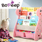 BoPeep Kids Bookshelf Bookcase Magazine Pink