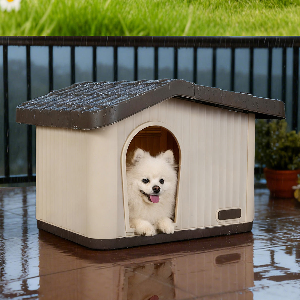 Pawz Plastic Dog Cage Kennel for Small Dogs with Vent