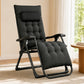 Levede Zero Gravity Chair Lounge Lockable Outdoor Recline Cushion Tray Black