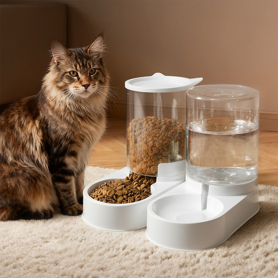 Pawz Automatic Pet Feeder Water Dispenser Set 3.2L