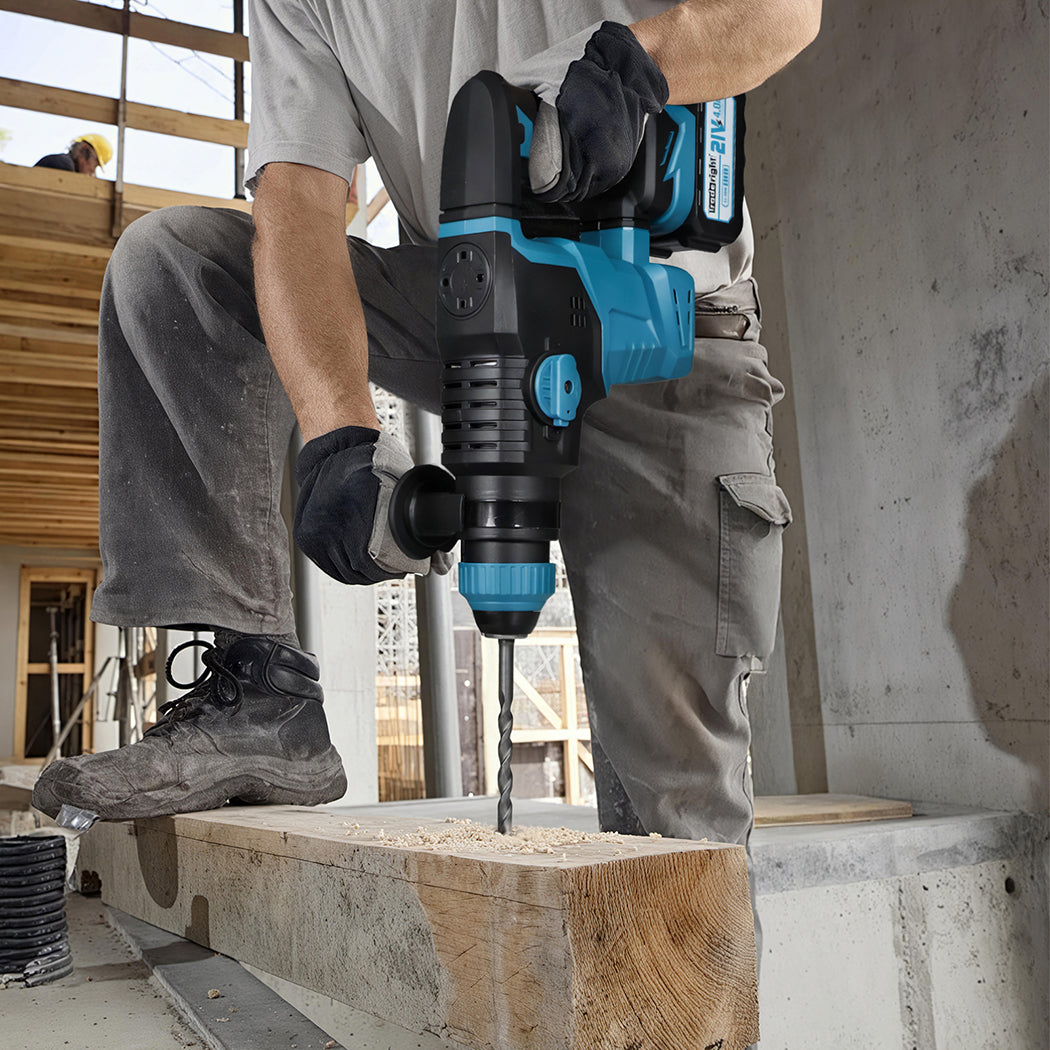 Traderight 21V Cordless Rotary Hammer Drill Tool Set
