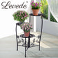 2X Wrought Iron Outdoor Indoor Flower Black 2 Pack
