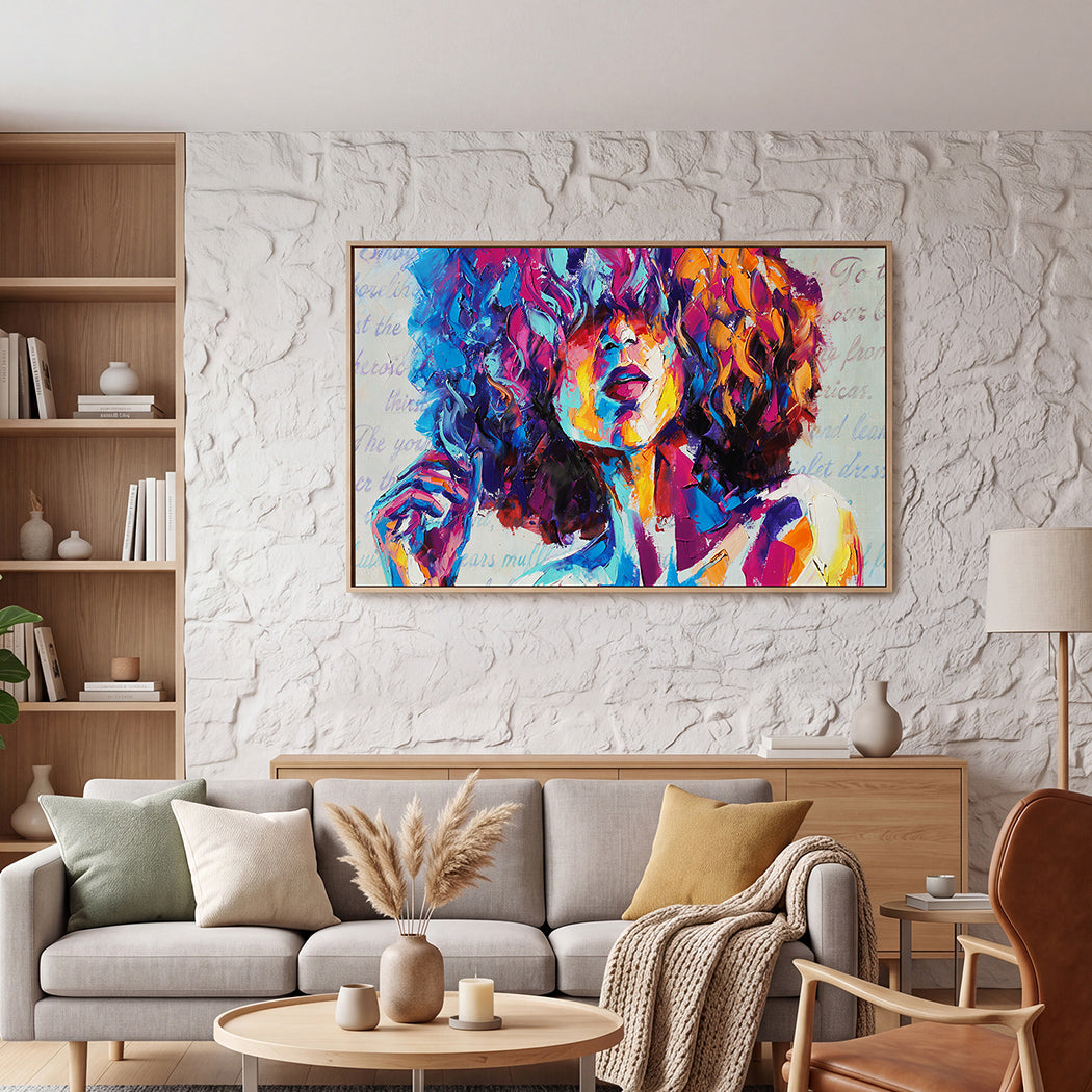 Yezi Abstract Wall Art Canvas Print Modern Fadeless Bedroom Home Decor 70x100cm