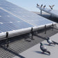 Mountview Bird Proofing Mesh Set PVC 60 Fixing Clips 30m for Solar Panel Black