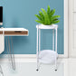 Levede 2 Tiers Plant Stand Metal Flower White Medium