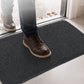 Marlow Door Mat Non Slip Absorbent Washable Pet Friendly for Entrance Grey
