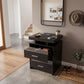 Levede Smart Bedside Table Charging Station Motion Sensor Modern Nightstand