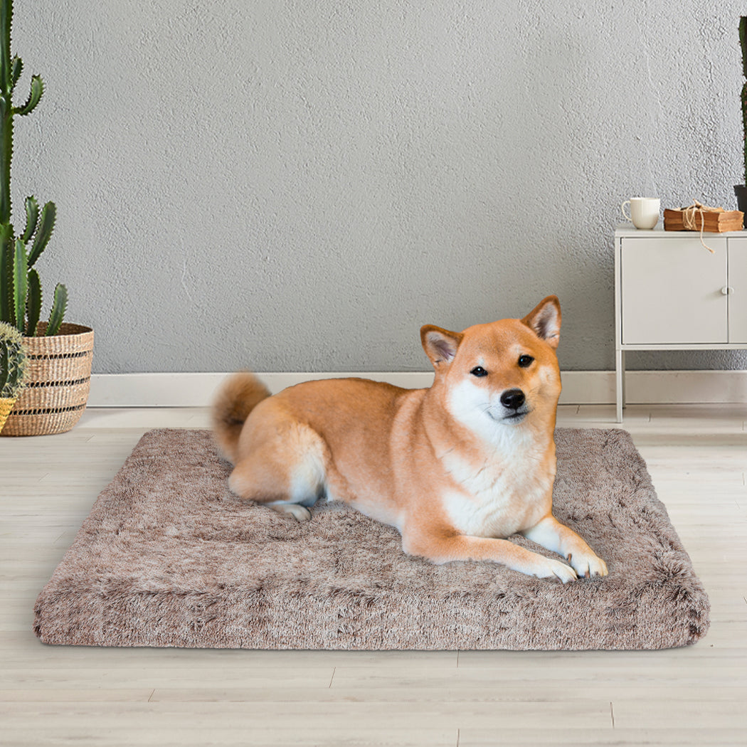 PaWz Dog Mat Pet Calming Bed Memory M Coffee Medium