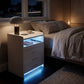 Levede Smart Bedside Table USB Wireless Charging Motion Sensor Light Nightstand