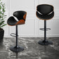 Levede 1x Bar Stools Gas Lift Kitchen Black