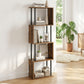 Levede Bookshelf 5 Tier Display Shelf Bookcase Storage Rack S-Shaped Anti-Tip