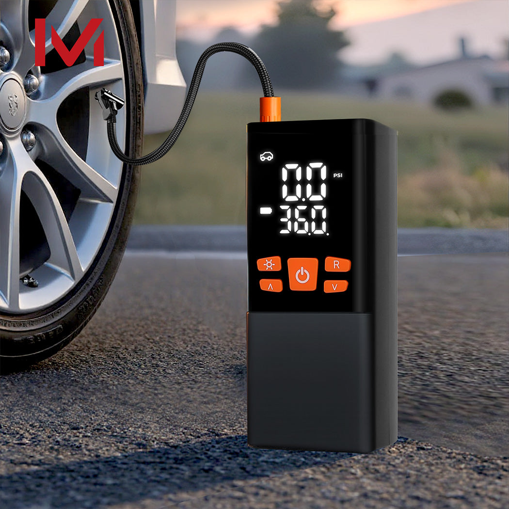 Traderight 150PSI 6000mAh Cordless Tire Inflator Dual Power