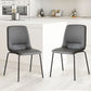 Levede Stackable Dining Chairs Kitchen Grey