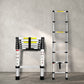Traderight Multipurpose Ladder Telescopic 2M Silver 2 Meter
