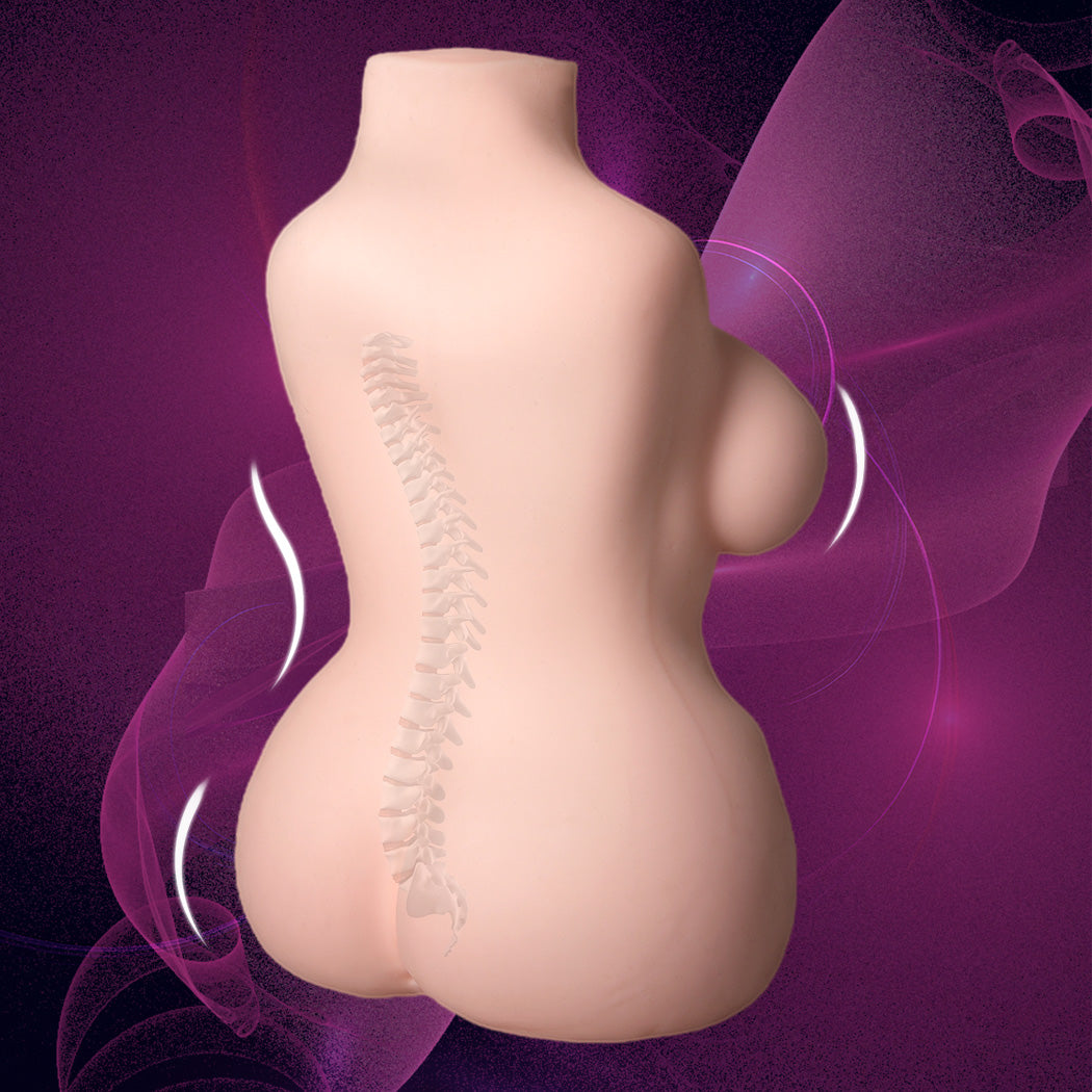 Urway Male Masturbator Realistic Pussy Breast Vagina Masturbation Doll Sex Toy