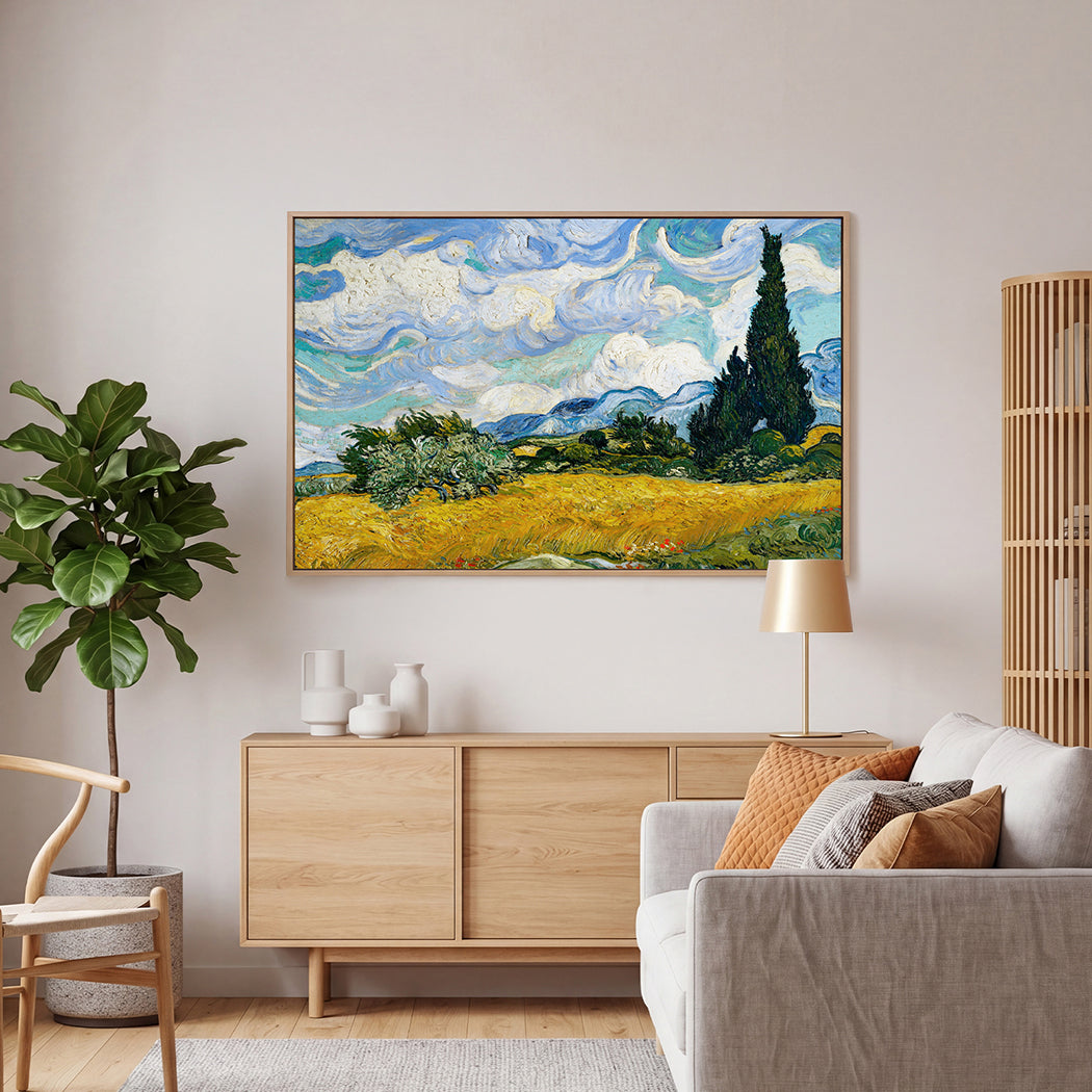 Yezi Large Abstract Canvas Wall Art Print Modern Fadeless Bedroom Home Decor
