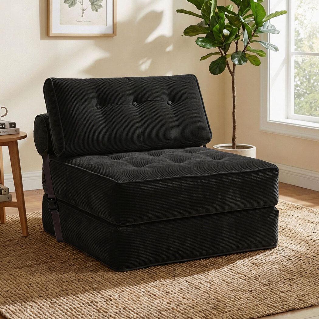 Levede 3 in 1 Convertible Sofa Bed Foldable Single Sleeper Chair Living Room