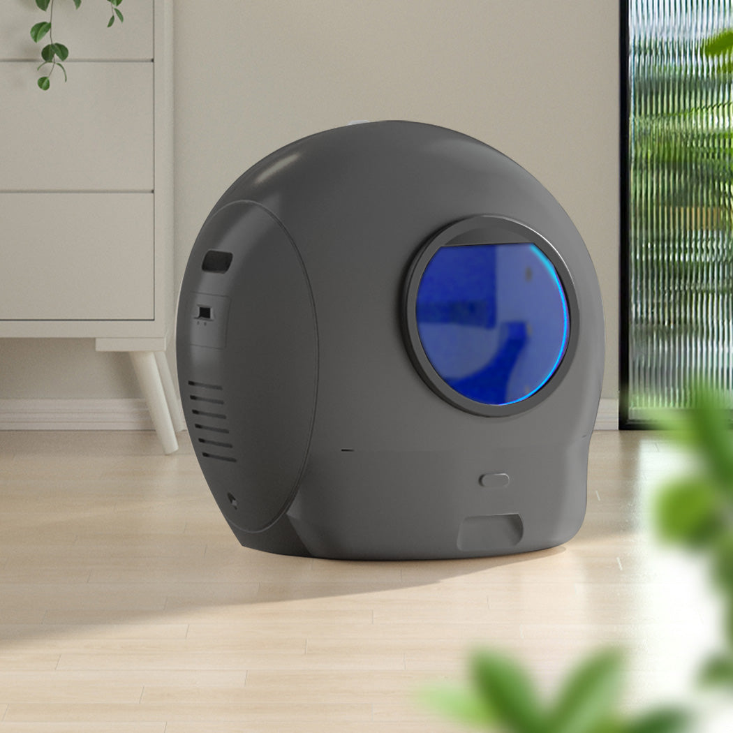 Pawz Automatic Cat Litter Box Large Self-Cleaning Grey
