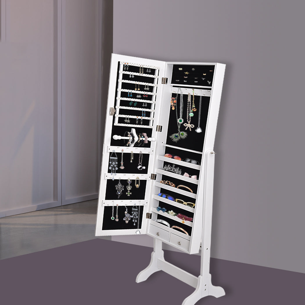 Levede Mirror Jewellery Cabinet Makeup