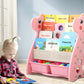 BoPeep Kids Bookshelf Bookcase Magazine Pink