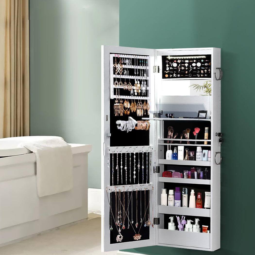 Levede Mirror Jewellery Cabinet Jewelry