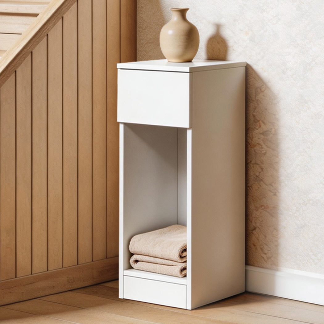 Levede Slim Bedside Table Nightstand Side Table Storage Bedroom Narrow Cabinet